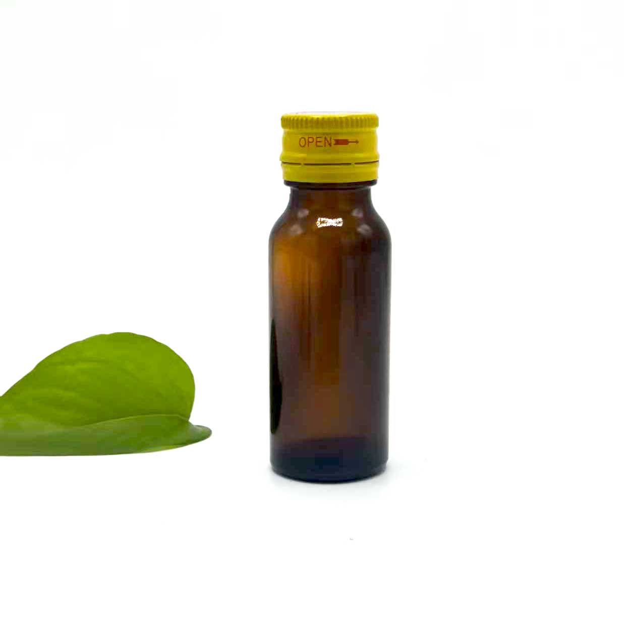 Flacon de lichid oral maro de 20 ml